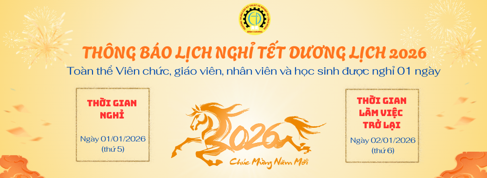 <p>Thông báo lịch nghỉ lễ tết Dương lịch năm 2026</p>